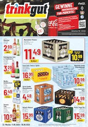 Trinkgut Prospekt: "Aktuelle Angebote", 6 Seiten, 11.08.2025 - 16.08.2025