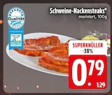 Schweine-Nackensteaks im EDEKA Prospekt Schweine-Nackensteaks von im aktuellen EDEKA Prospekt für 0,79 €
