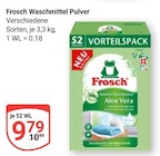 Waschmittel Pulver im Angebot bei GLOBUS in Koblenz Waschmittel Pulver Angebote von Frosch bei GLOBUS Koblenz für 7,99 €