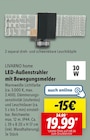 LED-Außenstrahler mit Bewegungsmelder Angebote von LIVARNO home bei Lidl Ulm für 19,99 €