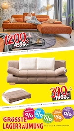 Aktueller Polstermöbel Fischer Prospekt mit Sofa, "UNSERE GRÖSSTE LAGERRLAGERRÄUMUNG", Seite 6