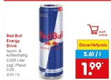 Energy Drink Angebote von Red Bull bei Netto Marken-Discount Bamberg für 1,99 €
