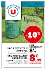 Sac à déchets rond 90l - U en promo chez Super U Caen à 8,09 €