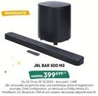 BAR 500 M2 - JBL - Fnac BAR 500 M2 - JBL à 399,99 € dans le catalogue Fnac