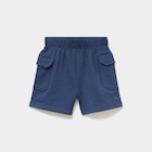 Short poches à rabat bleu marine bébé garçon - La Halle Short poches à rabat bleu marine bébé garçon à 3,49 € dans le catalogue La Halle