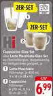 Cappuccino Glas-Set oder Latte Macchiato Glas-Set Angebote von Hi bei E center Schwäbisch Gmünd für 6,99 €