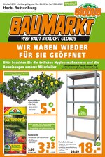 Globus-Baumarkt Prospekt für Hechingen mit 20 Seiten Globus-Baumarkt Prospekt für Hechingen: "WER BAUT BRAUCHT GLOBUS", 20 Seiten, 07.03.2021 - 13.03.2021