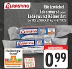 Röstzwiebel-Leberwurst im Angebot bei EDEKA in Gelsenkirchen Röstzwiebel-Leberwurst Angebote von Rasting bei EDEKA Gelsenkirchen für 0,99 €
