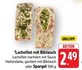 Lachsfilet mit Bärlauch im Angebot bei EDEKA in Ettlingen Lachsfilet mit Bärlauch Angebote bei EDEKA Ettlingen für 2,49 €