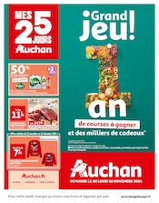 Prospectus Auchan Hypermarché à Champniers, "MES 25 JOURS AUCHAN", 48 pages de promos valables du 12/11/2024 au 18/11/2024