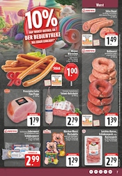 Wiener Würstchen im EDEKA Prospekt in Bergisch Gladbach Aktueller EDEKA Prospekt mit Wiener Würstchen, "Aktuelle Angebote", Seite 7