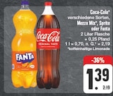 verschiedene Sorten, Mezzo Mix, Sprite oder Fanta Angebote von Coca-Cola bei E center Coswig für 1,39 €