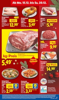 halbes Hähnchen Angebot im Lidl Prospekt, gültig von 15.12.2025 bis 20.12.2025 halbes Hähnchen Angebot im aktuellen Lidl Prospekt auf Seite 19