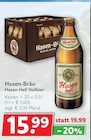 Hasen Hell im Angebot bei Getränkeland in Rostock Hasen Hell Angebote von Hasen-Bräu bei Getränkeland Rostock für 15,99 €