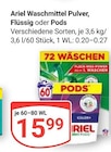 Waschmittel Pulver im Angebot bei GLOBUS in Saarlouis Waschmittel Pulver Angebote von Ariel bei GLOBUS Saarlouis für 15,99 €