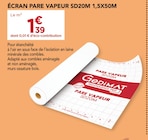 Gedimat Marciac - Promo Écran pare vapeur sd20m Promo Écran pare vapeur sd20m à 1,39 € dans le catalogue Gedimat à Marciac