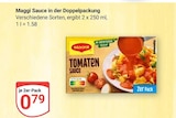 Sauce in der Doppelpackung Angebote von Maggi bei GLOBUS Bad Homburg für 0,79 €
