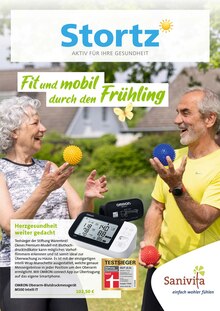 Blutdruckmessgerät im Stortz Köln GmbH Prospekt "Fit und mobil durch den Frühling" mit 6 Seiten (Köln)