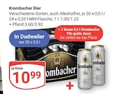 Aktuelles Krombacher Bier Angebot bei GLOBUS in Saarbrücken ab 10,99 €