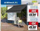 Aktuelles Klemmmarkise Angebot bei Lidl in Salzgitter ab 59,99 €