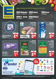 Milka im EDEKA Prospekt "Wir lieben Lebensmittel!" mit 8 Seiten (Würzburg)