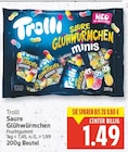 Saure Glühwürmchen minis von Trolli für 1,49 € bei E center im Angebot Saure Glühwürmchen minis von Trolli im aktuellen E center Prospekt