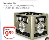 Bier im Angebot bei GLOBUS in Hanau Bier Angebote von Warsteiner bei GLOBUS Hanau für 9,99 €