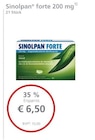 Sinolpan forte 200 mg bei LINDA Premiumapotheke im Blankenheim Prospekt für 6,50 €