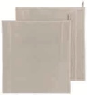 Lot de 2 essuie mains carré éponge dans le catalogue Super U