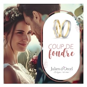 Prospectus Bijouteries Julien d'Orcel en cours à Le Blanc-Mesnil et alentours, "Coup de foudre", 20 pages, 01/01/2025 - 30/09/2026 Catalogue Bijouteries Julien d'Orcel en cours à Le Blanc-Mesnil et alentours, "Coup de foudre", 20 pages, 01/01/2025 - 30/09/2026