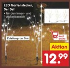 LED Gartenstecker, 3er Set Angebote bei Netto Marken-Discount Bremerhaven für 12,99 €