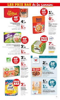 Promotion Gnocchi dans le prospectus Super U, valable du 21/10/2025 au 02/11/2025 Promo Gnocchi dans le catalogue Super U du moment à la page 11