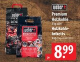Premium Holzkohle Angebote von Weber bei famila Nordost Gifhorn für 8,99 €