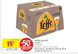 Bière blonde - Leffe en promo chez Intermarché Perpignan à 7,50 €