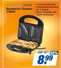Sandwich-Toaster Angebote von GOURMETmaxx bei famila Nordost Langenhagen für 8,99 €