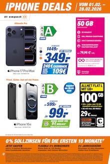Smartphone im expert Prospekt "iPHONE DEALS" mit 7 Seiten (Salzgitter)