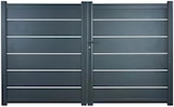Portail aluminium battant gris anthracite "Amarante" - L. 3 x H. 1,80 m - Brico Dépôt à Asnières-sur-Seine Portail aluminium battant gris anthracite "Amarante" - L. 3 x H. 1,80 m en promo chez Brico Dépôt Asnières-sur-Seine à 999,00 €
