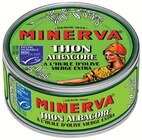 Thon Albacore à l'huile d'olive vierge extra - Minerva - Intermarché Express à Limoges Thon Albacore à l'huile d'olive vierge extra - Minerva en promo chez Intermarché Express Limoges à 2,00 €