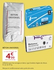 Béton Universel - Gedimat à Marseille Béton Universel en promo chez Gedimat Marseille à 4,99 €