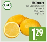 Bio Zitronen im EDEKA Prospekt Bio Zitronen im aktuellen EDEKA Prospekt für 1,29 €
