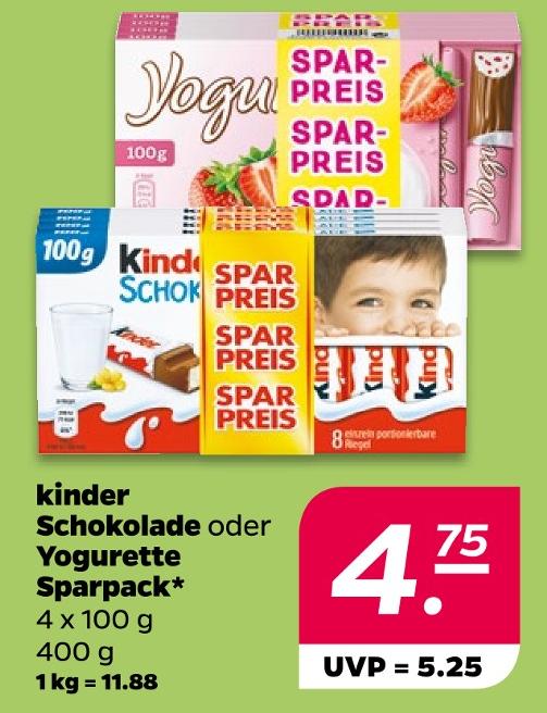 Schokolade oder Yogurette Sparpack