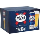 Bière blonde - 1664 en promo chez Carrefour Market Niort à 6,54 €