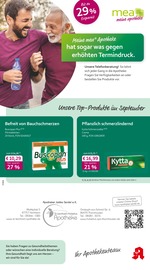 mea - meine apotheke Apotheken Prospekt der aktuellen Woche mit 4 Seiten, gültig von 01.09.2025 bis 30.09.2025, in Ziemetshausen und Umgebung Aktueller mea - meine apotheke Apotheken Prospekt in Ziemetshausen und Umgebung, "Unsere September-Angebote" mit 4 Seiten, 01.09.2025 - 30.09.2025