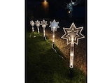 LED-Leuchtstäbe 5 Erdspieße mit je 1 Stern Weihnachtsbeleuchtung, Warmweiß von FHS im aktuellen MediaMarkt Saturn Prospekt für 7,79 €