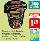 High Protein Mousse Schokolade, Vanille oder Stracciatella Angebote von Ehrmann bei EDEKA Neunkirchen für 0,99 €