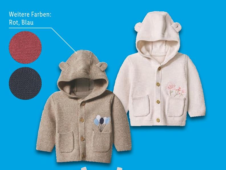 Baby-Strickjacke/ -latzhose