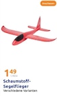 Schaumstoff-Segelflieger im Angebot bei Action in Ahaus Schaumstoff-Segelflieger Angebote bei Action Ahaus für 1,49 €