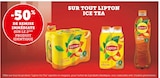 Promo -50% de remise immédiate sur le 2ème produit identique sur tout Lipton Ice Tea à  dans le catalogue U Express à Nieul