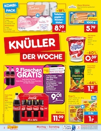 Coca Cola Angebot im aktuellen Netto Marken-Discount Prospekt auf Seite 2