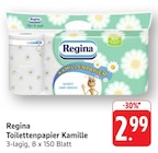 Toilettenpapier Kamille Angebote von Regina bei EDEKA Saarbrücken für 2,99 €